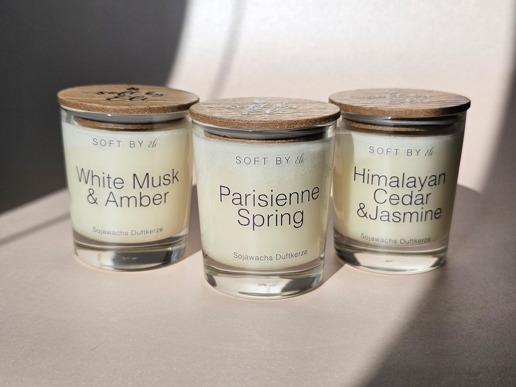 Calm & Warm – Set de Descoberta de Velas em Cera de Soja