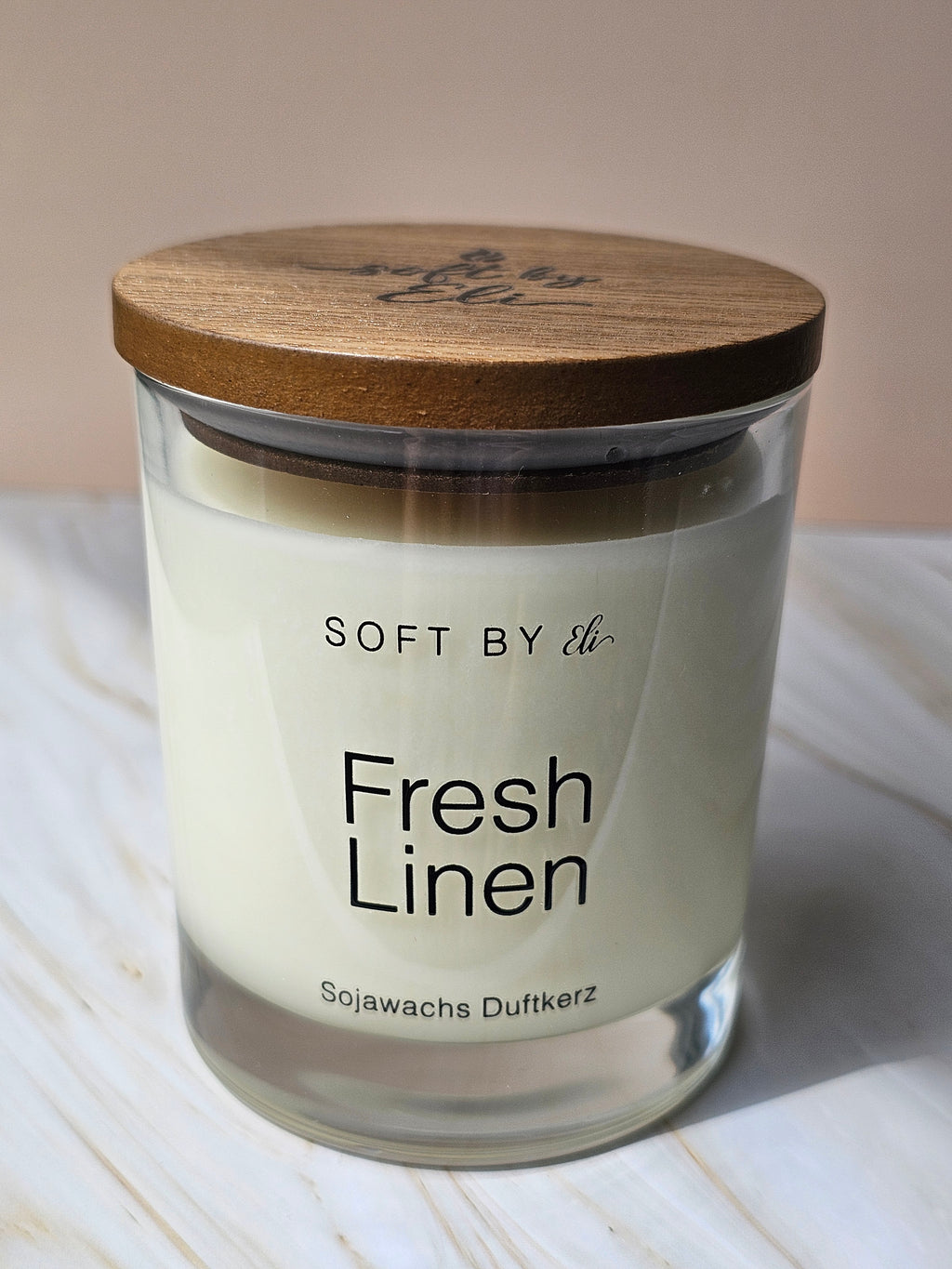 Fresh Linen – Scented Soy Candle 220g