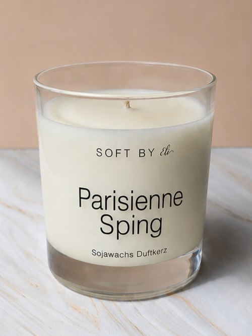 Parisienne Spring – Sojakerze mit Holzdeckel 220g